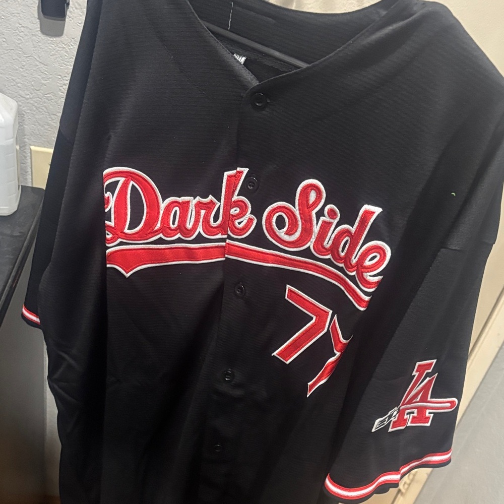 Black Dark Side Baseball Shirt